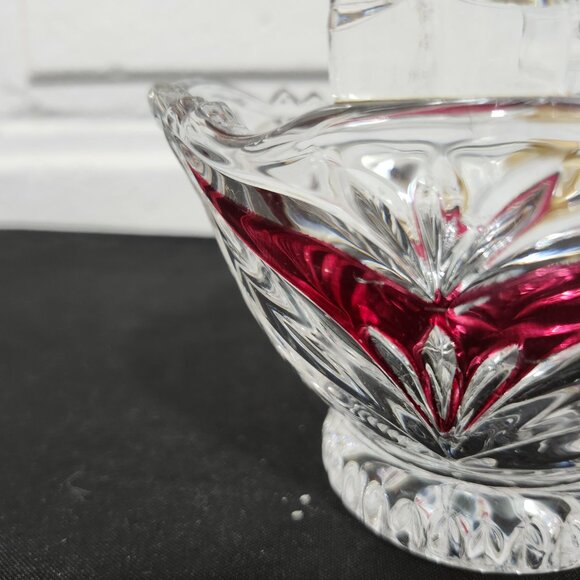 Vintage Anna Hutte Bleikristall Lead Crystal Basket - Picture 5 of 8